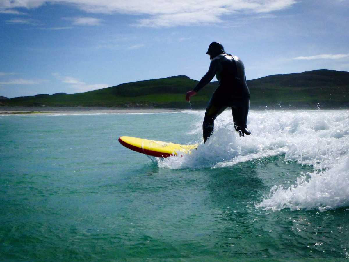 Surfing Lessons on the Isle of Barra, Outer Hebrides