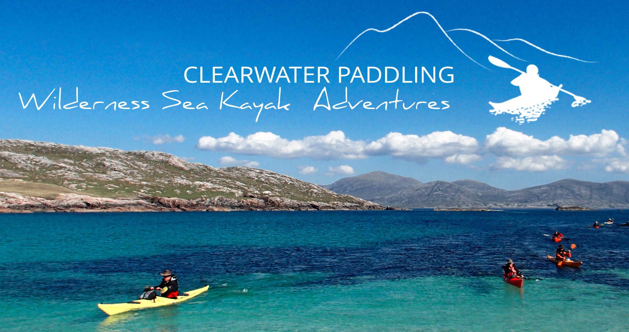 Clearwater Paddling Wilderness Sea Kayak Adventures banner